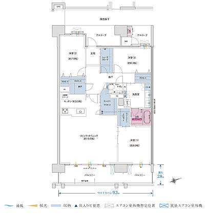 ザ・プレミアム長崎駅前 間取り U