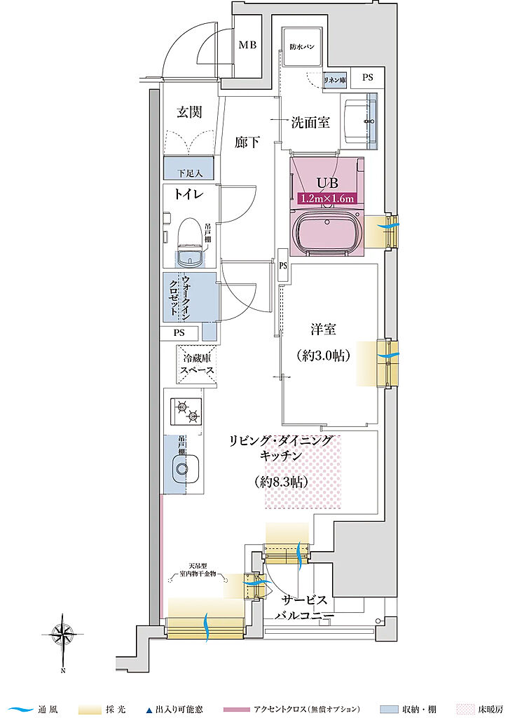 ソルティア京都四条堀川 間取り C