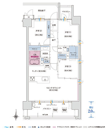 ポレスター大江プレミア 間取り D