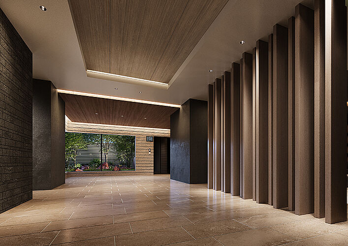 ザ・リバーサイドガーデン大淀河畔 エントランスホール完成予想図