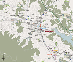 ポレスター道ノ尾駅前 現地案内図