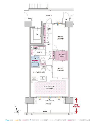 ポレスター長岡ステーションテラス 間取り B