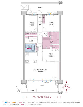 ポレスター自治医大ガーデンヴィラ 間取り D