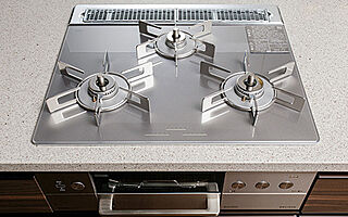 グラディス富山 碧ノ杜 高機能3口ガラストップコンロ「デリシア」