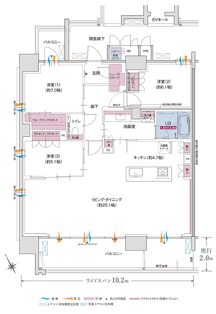 ポレスター福井駅東ブライティア 間取り D