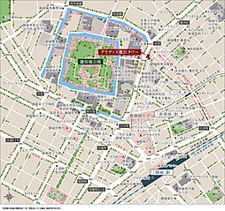 グラディス鷹匠タワー 現地案内図