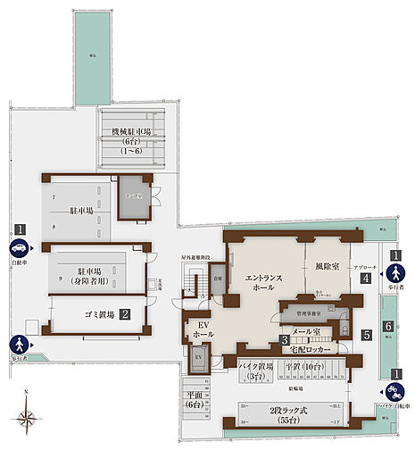 ポレスター大和ステーションビュー 共用部