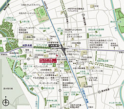 ポレスター大和ステーションビュー 現地案内図