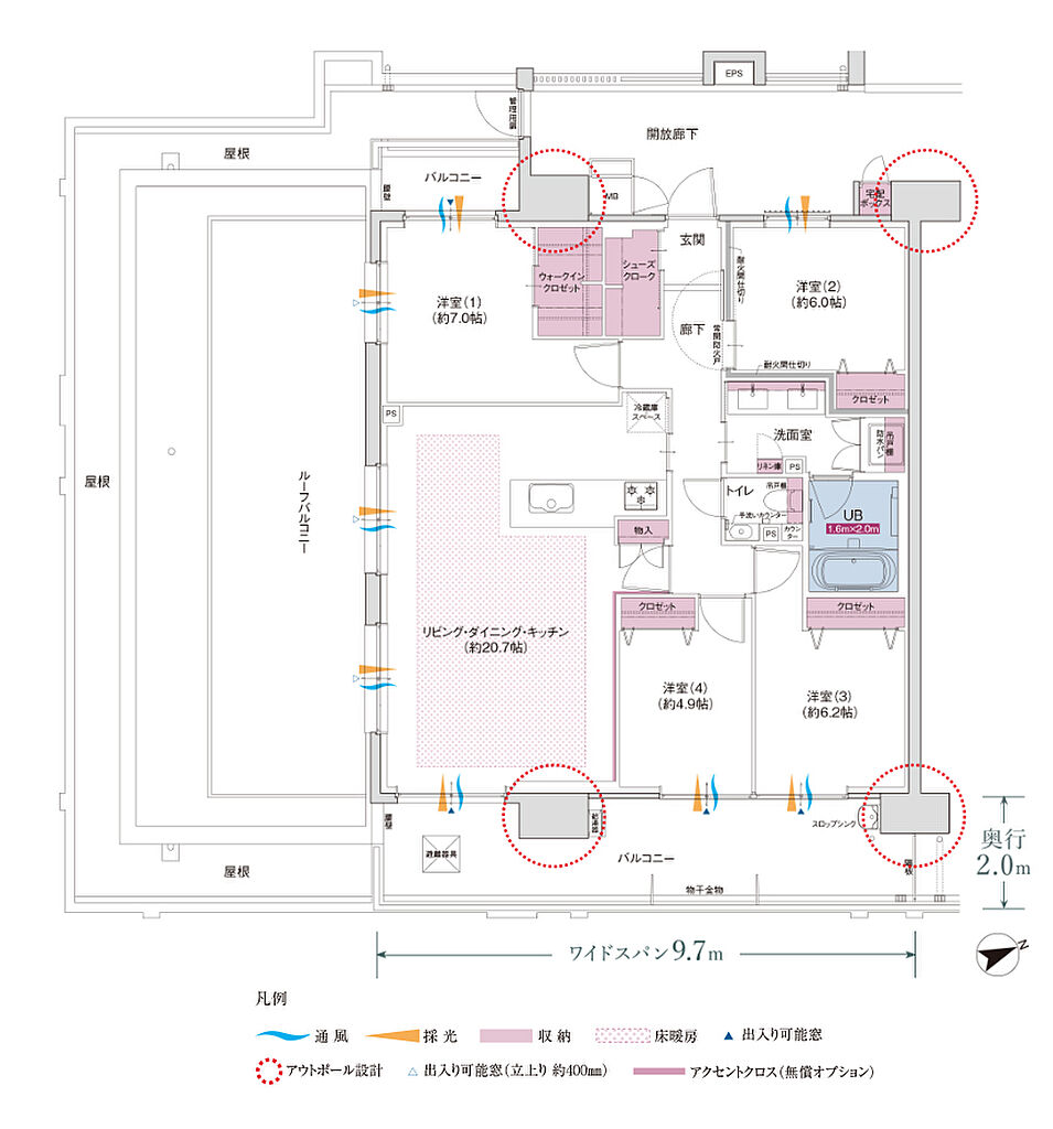 コネクトガーデン広島祇園 間取り J