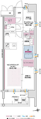ソルティア上町台高津公園 間取り C