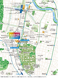 MJRザ・ガーデン上荒田 現地案内図