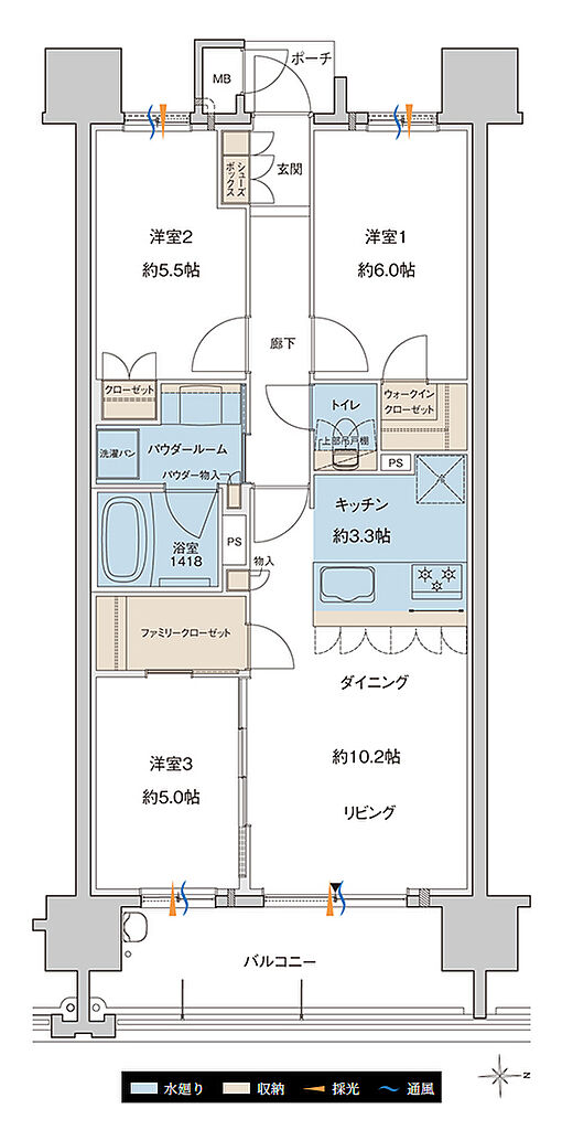 MJR大分D.C. 間取り J