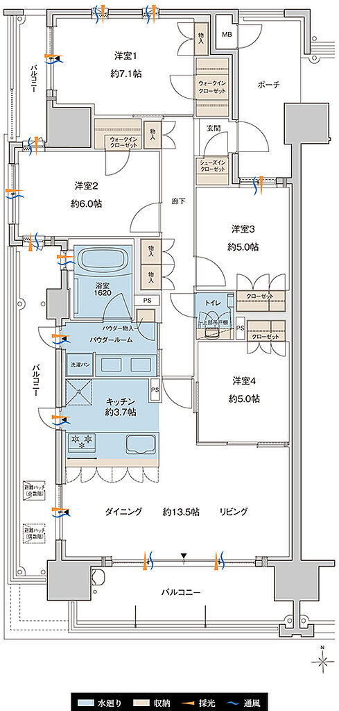 MJR大分D.C 間取り A