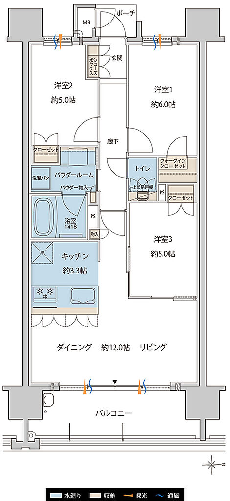 MJR大分D.C 間取り M