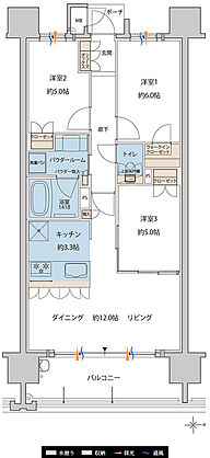 MJR大分D.C 間取り M