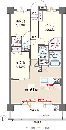 ファーネスト博多南駅グレイス 間取り C