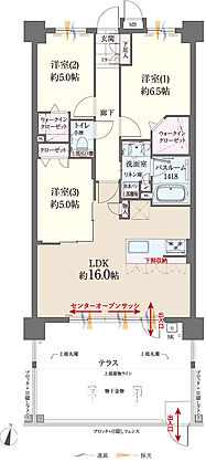 ファーネスト博多南駅グレイス 間取り C1