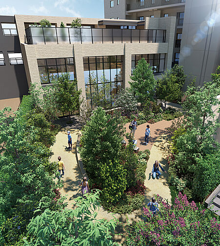 クロスアリーナ玉川上水 「GREEN TOKYO PROJECT」 共用部