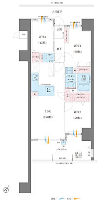 グランドパレス博多板付テラス 間取り C