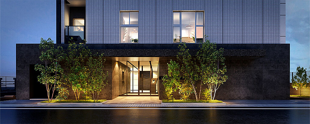 グランドパレス飯塚 エントランスアプローチ完成予想図