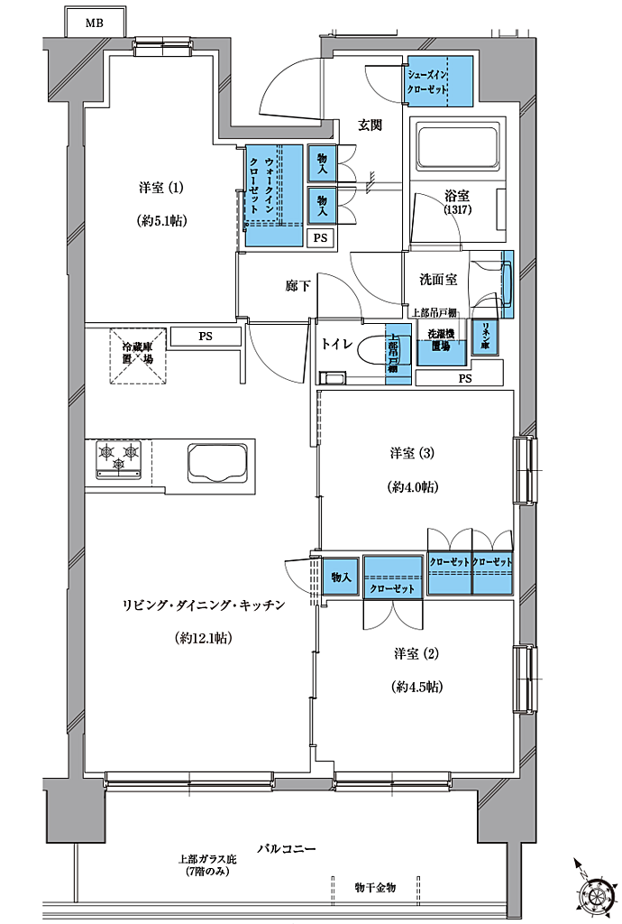 プレシス戸田公園ヴェルデ 間取り 【第3期1次先着順】J