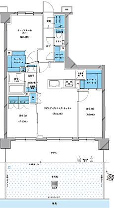 プレシス戸田公園ヴェルデ 間取り 【第3期1次先着順】Gg