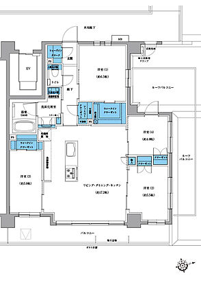 プレシス登戸 間取り 【先着順】J