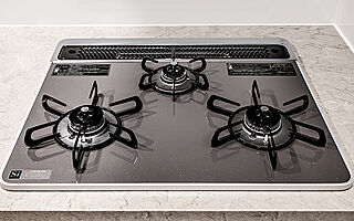 プレシス小岩ヴェルデ ハイパーガラスコートトップ3口コンロ（Siセンサー付）