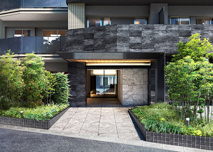 プレシス小岩ヴェルデ エントランス完成予想CG