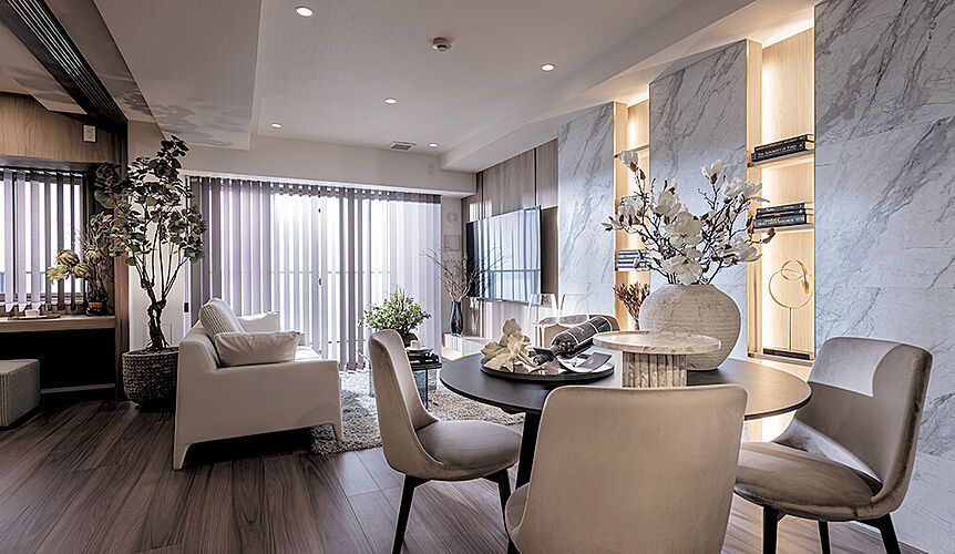 プレシス小岩ヴェルデ リビング・ダイニング