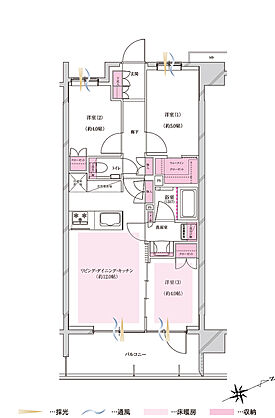 プレシス立川パークフロント 間取り 【先着順】D