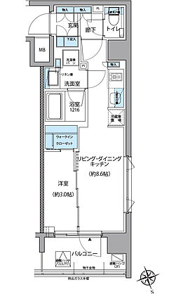 プレシスヴィアラ清瀬 間取り 【先着順】E