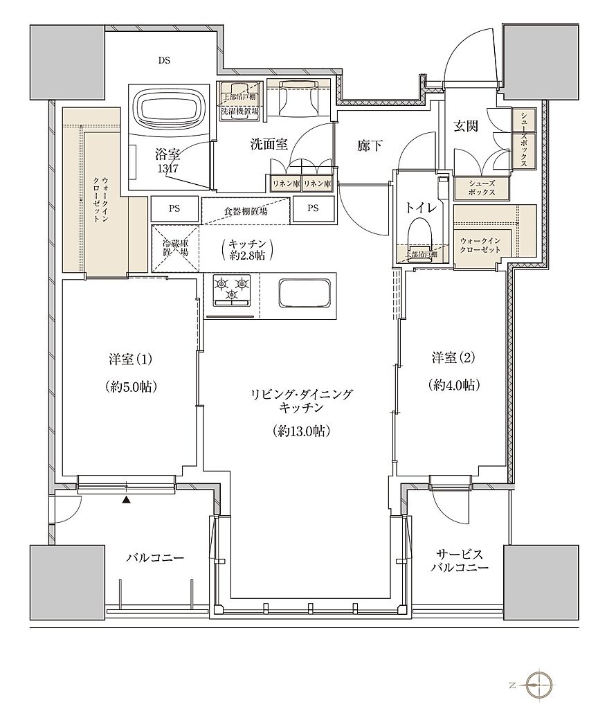 レグナスタワー新梅田 間取り 【第3期4次】C-57A