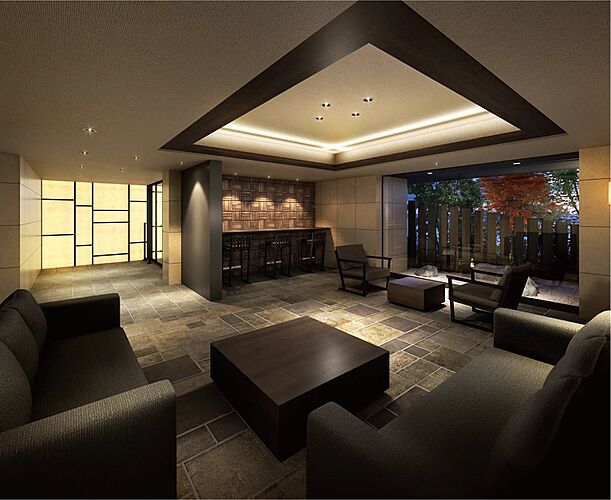 プレシス熊谷末広 ラウンジ完成予想CG