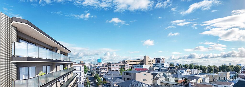 プレシス北浦和WEST バルコニー完成予想図