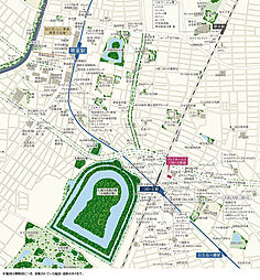 クレアホームズ三国ヶ丘駅前 現地案内図