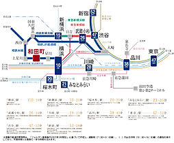 セルアージュ横濱和田町 アクセス図