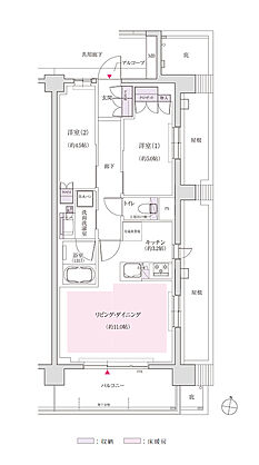 ジオ船橋夏見 間取り L