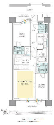 ジオ板橋浮間舟渡 間取り 【先着順】C11