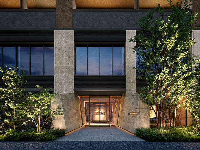 ジオ横浜大通り公園 エントランス完成予想CG