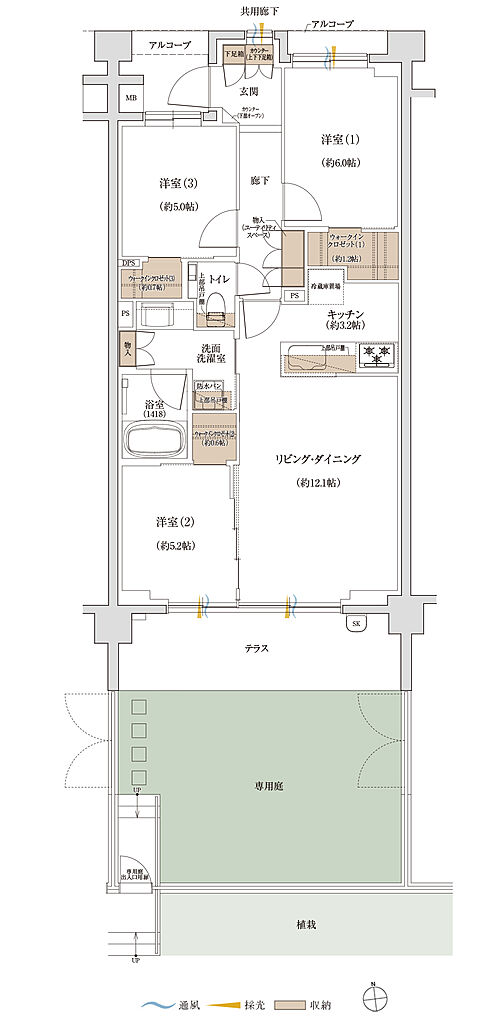 ジオ荻窪 間取り B2’t