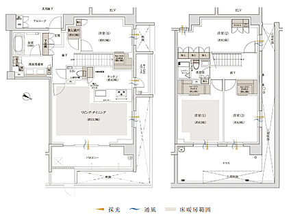 ジオ深沢七丁目 間取り O