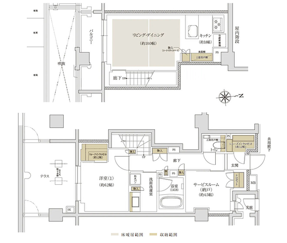 ジオ等々力七丁目 間取り M1t