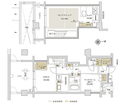 ジオ等々力七丁目 間取り M1t