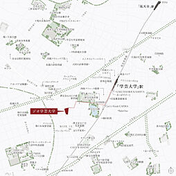 ジオ学芸大学 現地案内図