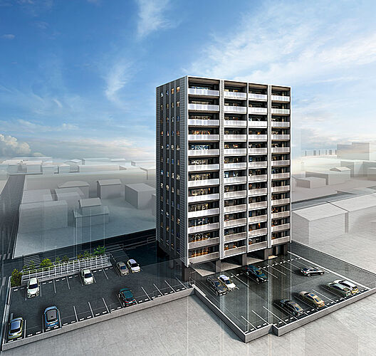 クレアホームズ上の橋 外観完成予想CG