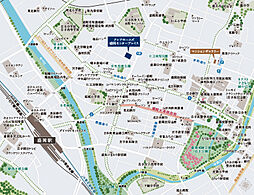 クレアホームズ盛岡センタープレイス 現地案内図