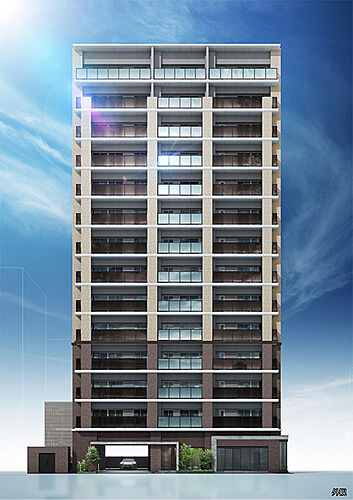 オーヴィジョン大学病院前 外観完成予想図