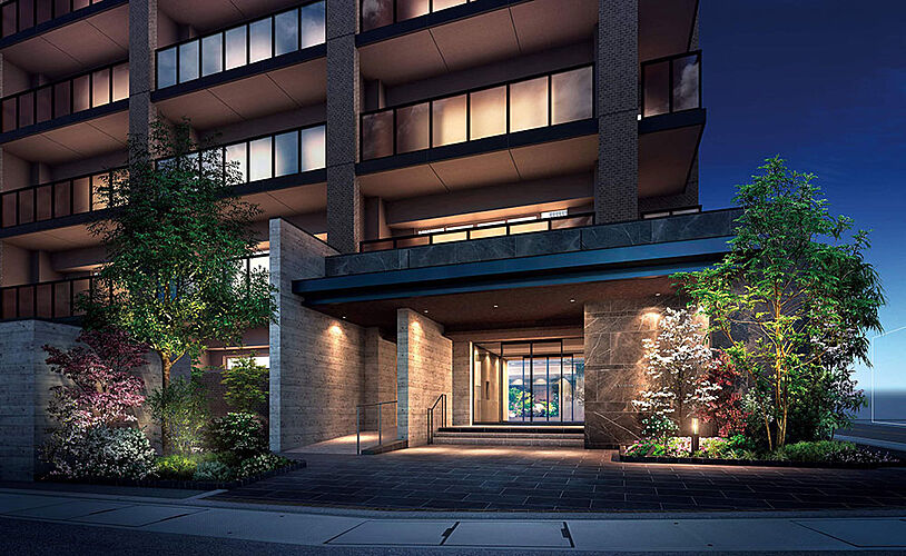 オーヴィジョン井尻 エントランスアプローチ完成予想図