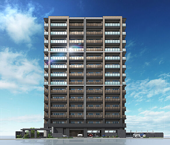 オーヴィジョン山口中央 外観完成予想図